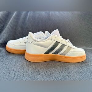 Adidas Breaknet 2.0 K, White and gradient grey